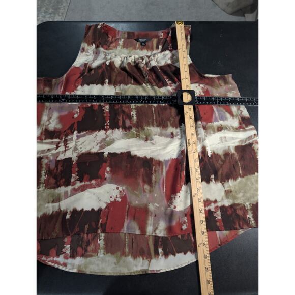 Simply Vera Wang Women's Size XXL 2XL Shirred Satin Shell Cami Tank Top Blouse - Picture 10 of 13